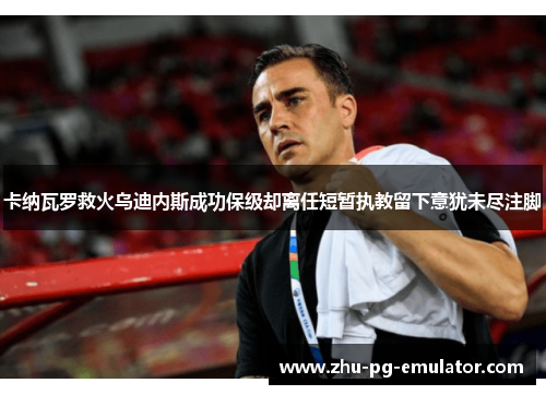 卡纳瓦罗救火乌迪内斯成功保级却离任短暂执教留下意犹未尽注脚