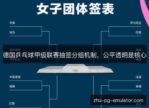 德国乒乓球甲级联赛抽签分组机制，公平透明是核心
